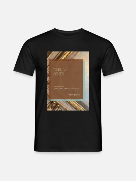 Golden! - Men's T-Shirt - black