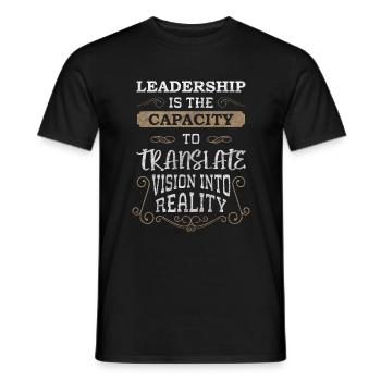 büro karriere angestellte - Männer T-Shirt - Schwarz - Vorne - AI Model Male 178 light (178cm)