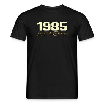 1985 Édition Limitée - 1985 Cadeau D'anniversaire - T-shirt homme - noir - Devant - AI Model Male 178 light (178cm)
