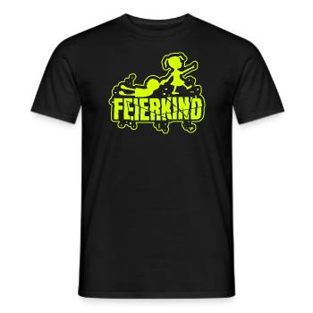 Party Feierkind - Männer T-Shirt - Schwarz - Vorne - AI Model Male 178 light (178cm)