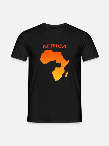 Afrika, Safari, Africa - Männer T-Shirt - Schwarz