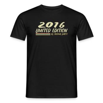 Cadeau D'anniversaire 2016 Idée Cadeau 2016 - T-shirt homme - noir - Devant - AI Model Male 178 light (178cm)