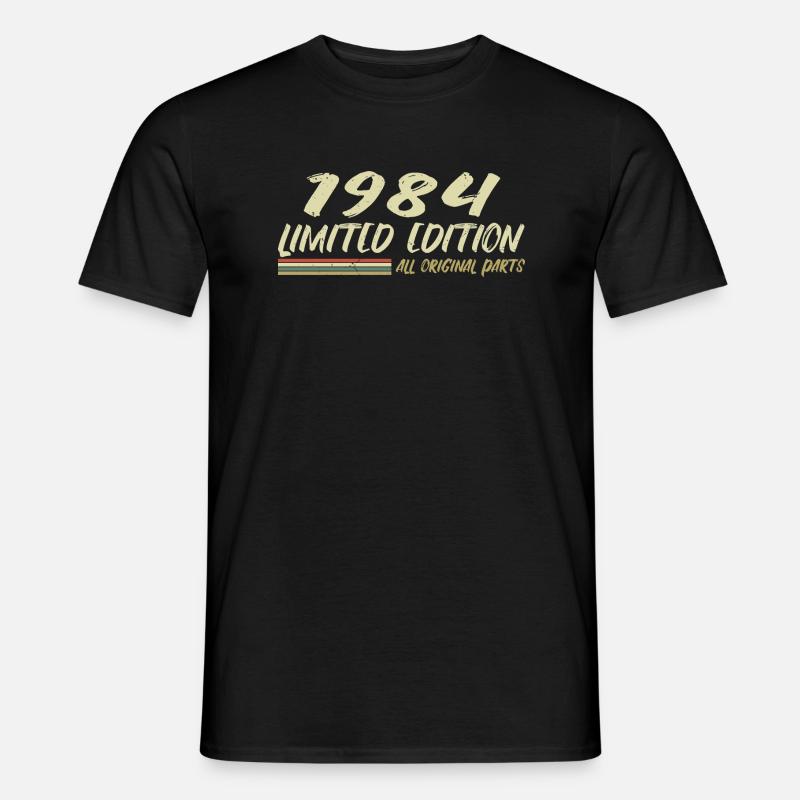 1984 Geburtstagsgeschenkidee 1984 - Männer T-Shirt - Schwarz
