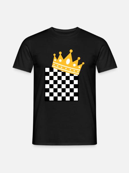 chess king - T-shirt homme - noir