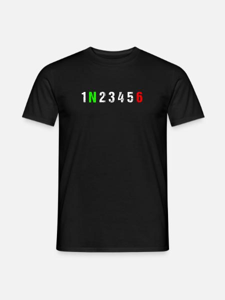 Gearshift - Biker, Motorcycle, Race - Men's T-Shirt - black