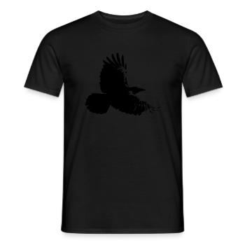 Corbeau - T-shirt homme - noir - Devant - AI Model Male 178 light (178cm)