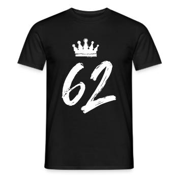 62 Couronne numérique - T-shirt homme - noir - Devant - AI Model Male 178 light (178cm)