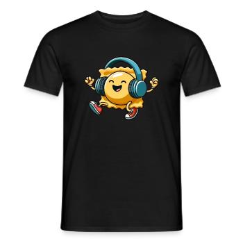Ravioli Party feiern Musik Disco Techno Dance - Männer T-Shirt - Schwarz - Vorne - AI Model Male 178 light (178cm)
