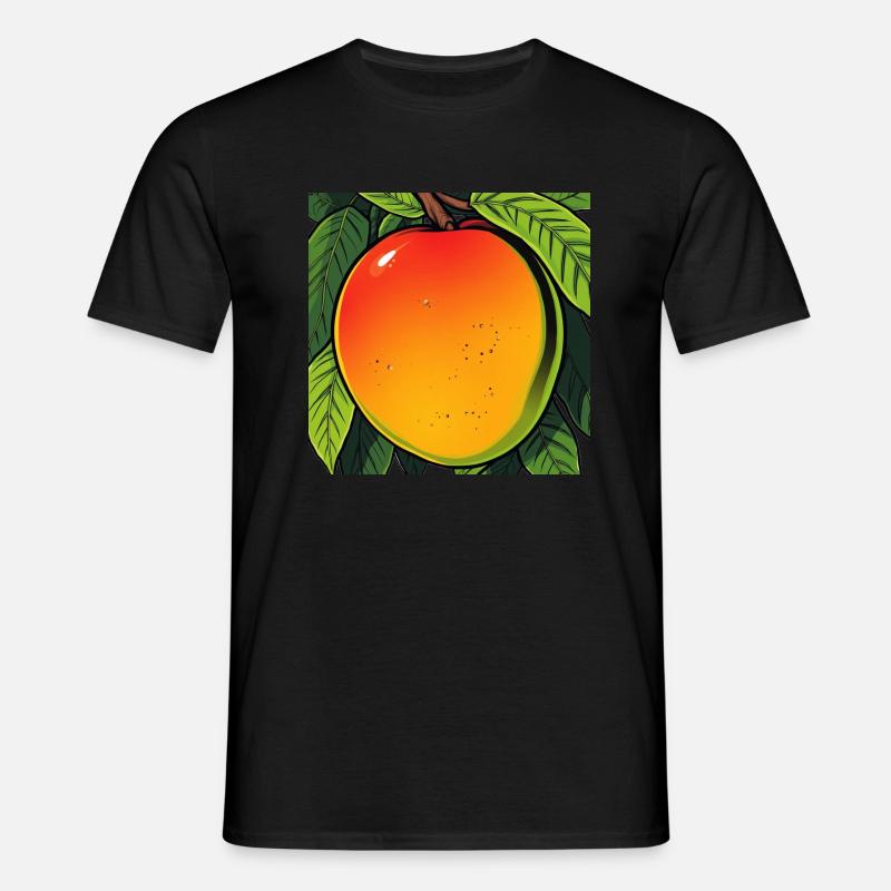 Mango on a Tree - Men's T-Shirt - black