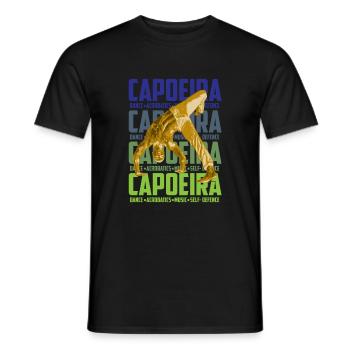 Brésil Capoeira Bataille Danse Arts Martiaux Fitness - T-shirt homme - noir - Devant - AI Model Male 178 light (178cm)