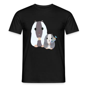 Zur Einschulung nicht allein - Männer T-Shirt - Schwarz - Vorne - AI Model Male 178 light (178cm)