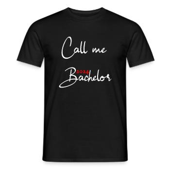 Bachelorabschluss 2024 Bachelor Graduation Sponsio - Männer T-Shirt - Schwarz - Vorne - AI Model Male 178 light (178cm)