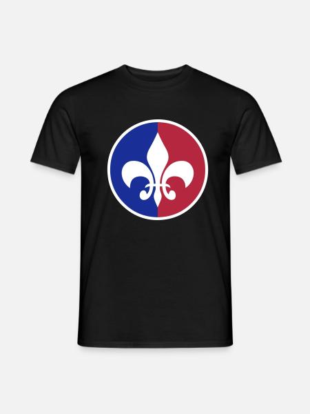 france royaliste 01 - T-shirt homme - noir