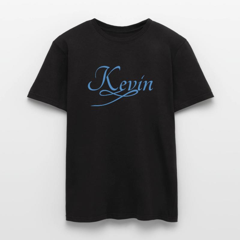 Kevin in cursive script Men’s T-shirt