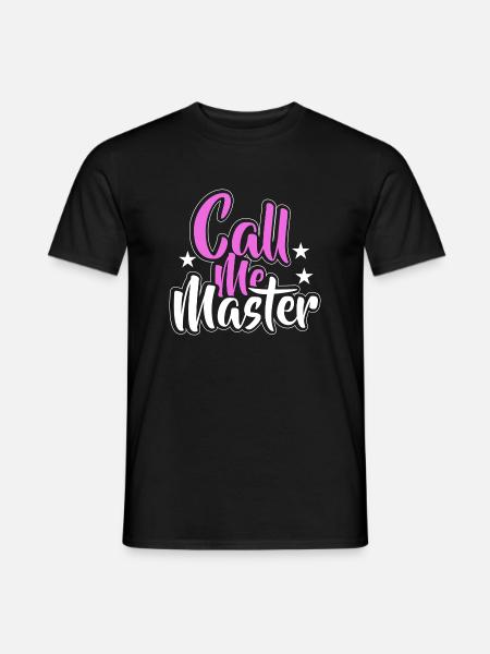 Master's Degree Graduation Graduation University - Men's T-Shirt - black