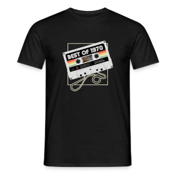 52e anniversaire Hommes 52 Meilleur de novembre 1970 - T-shirt homme - noir - Devant - AI Model Male 178 light (178cm)