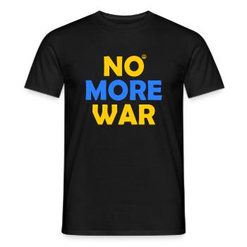 No more war - T-shirt homme - noir - Devant - AI Model Male 178 light (178cm)