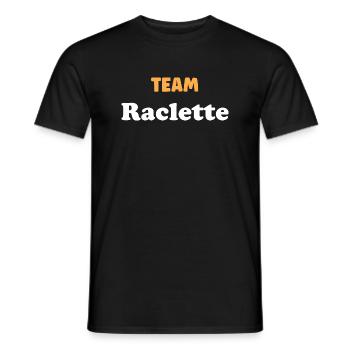 Team Raclette - T-shirt homme - noir - Devant - AI Model Male 178 light (178cm)