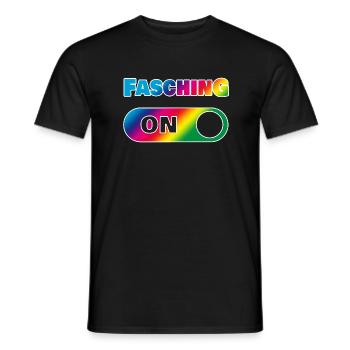 Fasching - Männer T-Shirt - Schwarz - Vorne - AI Model Male 178 light (178cm)