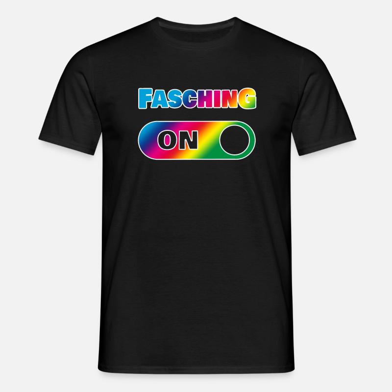 Fasching - Männer T-Shirt - Schwarz