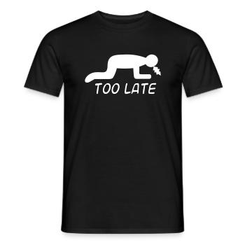 Alcool party chat cadeau pour les fêtards - T-shirt homme - noir - Devant - AI Model Male 178 light (178cm)