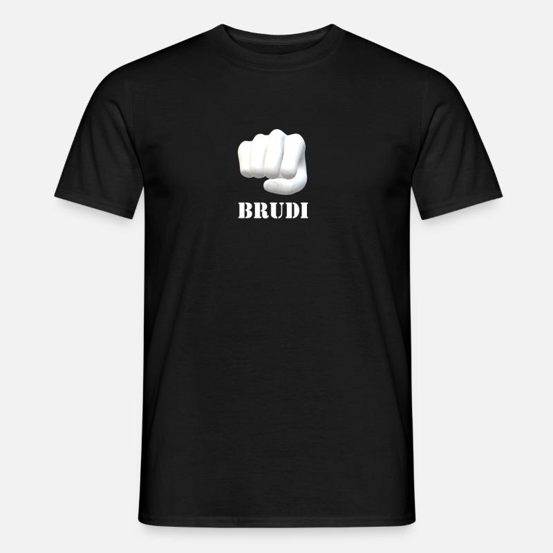 Brudi T-Shirt - Männer T-Shirt - Schwarz