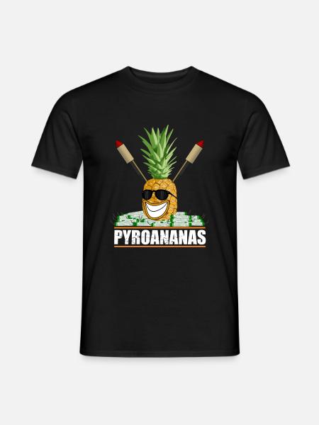 Pyro pineapple fireworks - Men's T-Shirt - black