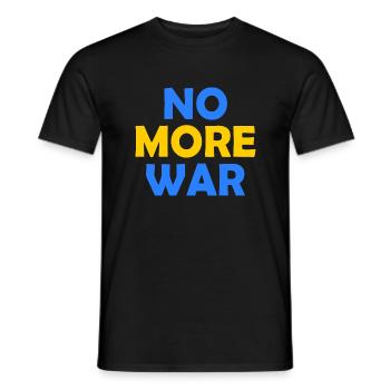 No more war - T-shirt homme - noir - Devant - AI Model Male 178 light (178cm)