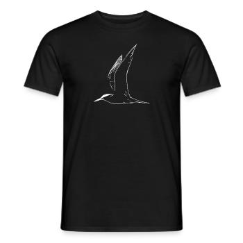 gull - Men's T-Shirt - black - Front - AI Model Male 178 light (178cm)