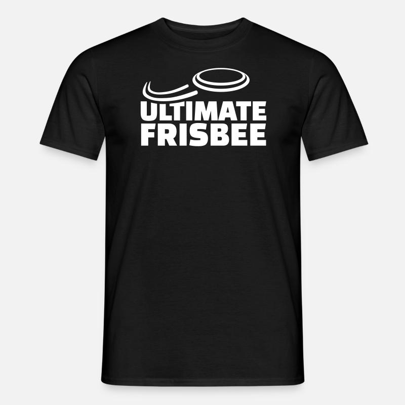 Frisbee - Männer T-Shirt - Schwarz