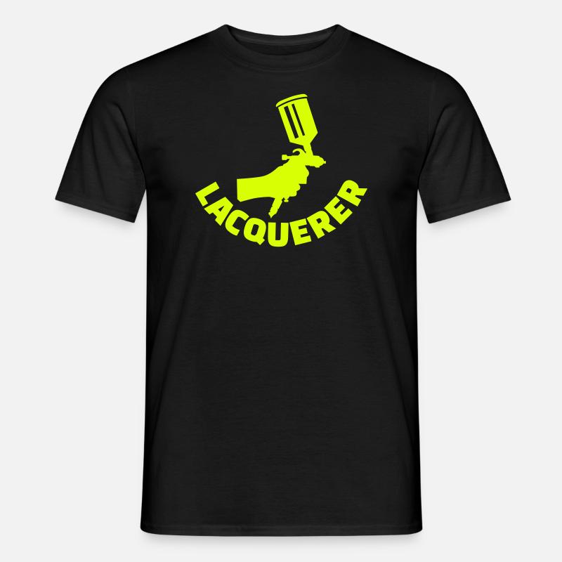 Lackierer - Männer T-Shirt - Schwarz