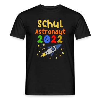 Weltall Schulastronaut 2022 T shirt - Männer T-Shirt - Schwarz - Vorne - AI Model Male 178 light (178cm)