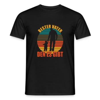Bester Vater den es gibt - Männer T-Shirt - Schwarz - Vorne - AI Model Male 178 light (178cm)