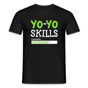 YoYo - Männer T-Shirt - Schwarz - Vorne - AI Model Male 178 light (178cm)