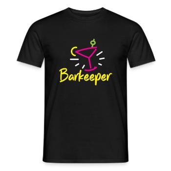 Mixologie Mixologe Barkeeper - Männer T-Shirt - Schwarz - Vorne - AI Model Male 178 light (178cm)