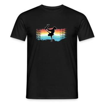 Skate - Männer T-Shirt - Schwarz - Vorne - AI Model Male 178 light (178cm)