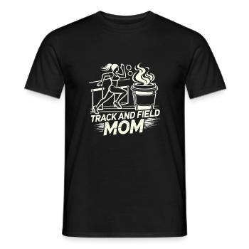 Leichtathletik-Mama - Männer T-Shirt - Schwarz - Vorne - AI Model Male 178 light (178cm)