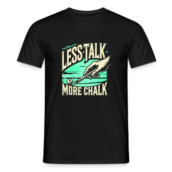 Weniger reden, mehr kreuzen - Männer T-Shirt - Schwarz - Vorne - AI Model Male 178 light (178cm)