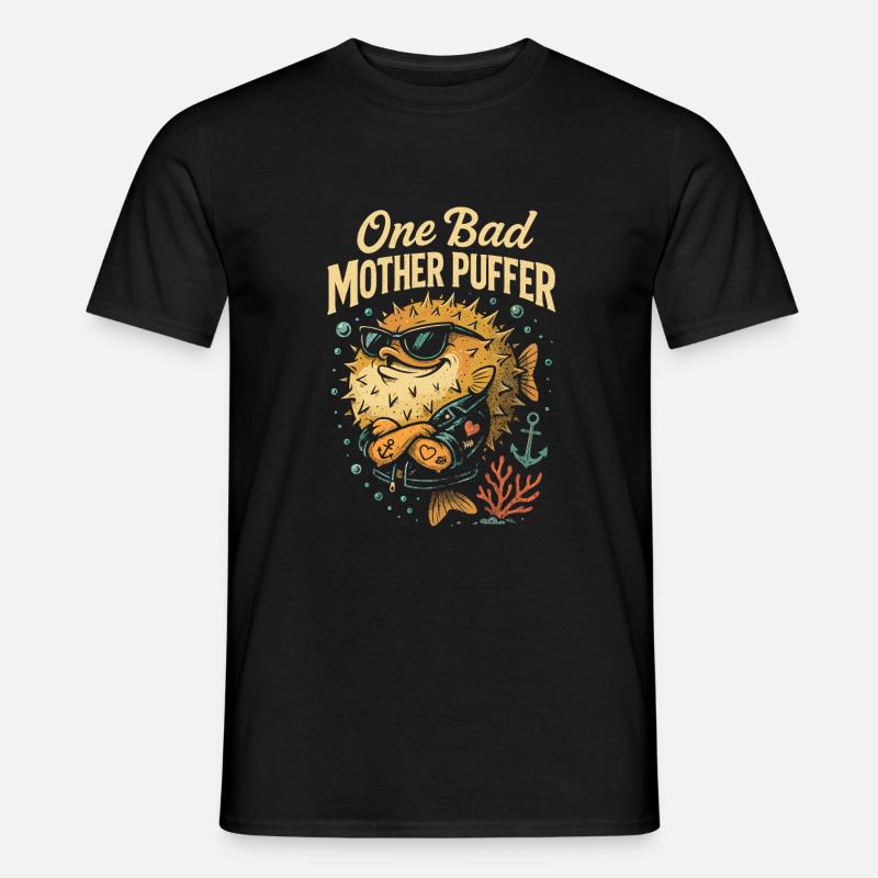Eine schlechte Mutter Puffer - Männer T-Shirt - Schwarz
