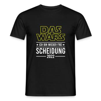 Scheidung Frisch geschieden Scheidungsparty - Männer T-Shirt - Schwarz - Vorne - AI Model Male 178 light (178cm)