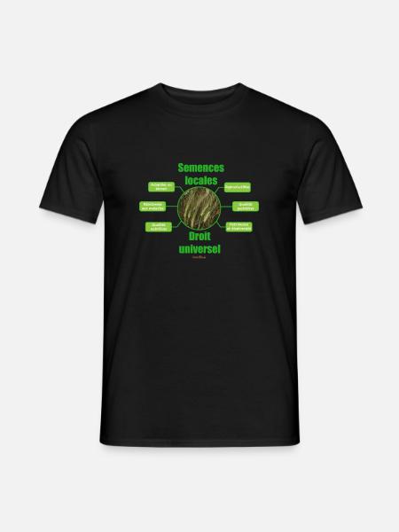 Local seeds - Men's T-Shirt - black
