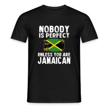 Jamaica Sommer Flagge Urlaub Geschenk - Männer T-Shirt - Schwarz - Vorne - AI Model Male 178 light (178cm)