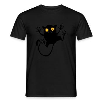 tarsier (for Kids) - Men's T-Shirt - black - Front - AI Model Male 178 light (178cm)