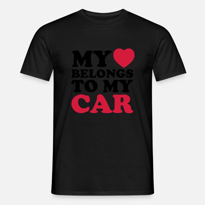 MHBTM car - Männer T-Shirt - Schwarz