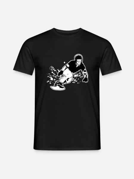 Snowboarder - Snowboard - Snowboarding - Männer T-Shirt - Schwarz