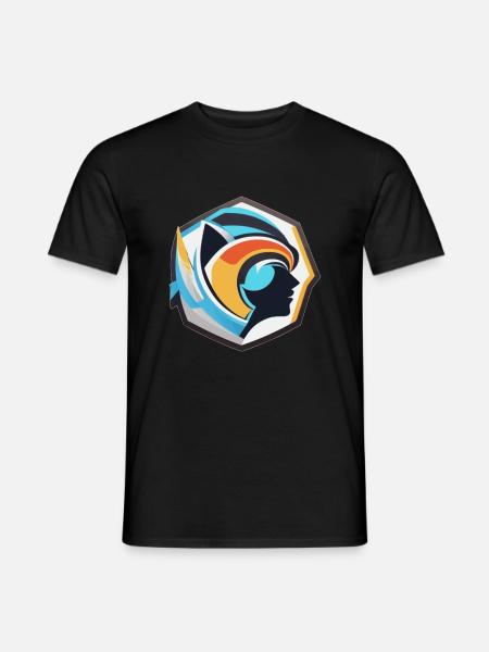 Symbolic face - Men's T-Shirt - black