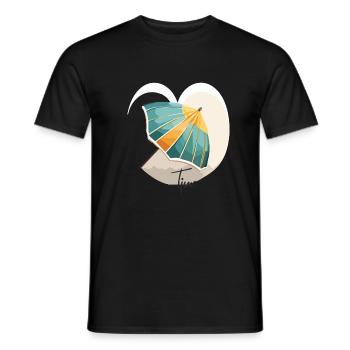 Time for myself - Männer T-Shirt - Schwarz - Vorne - AI Model Male 178 light (178cm)