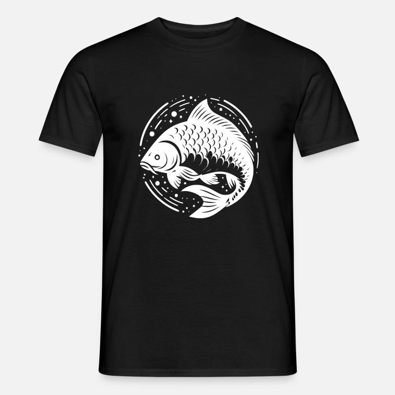 Carp creative, transparent - Men’s T-shirt - black