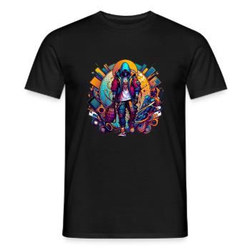 gaming leader - Männer T-Shirt - Schwarz - Vorne - AI Model Male 178 light (178cm)