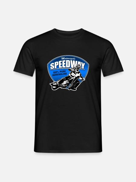 Speedway - Motorcycle Speedway - Men's T-Shirt - black